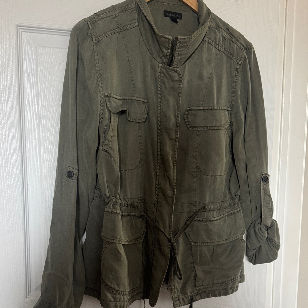 Le Chateau Khaki Utility Jacket